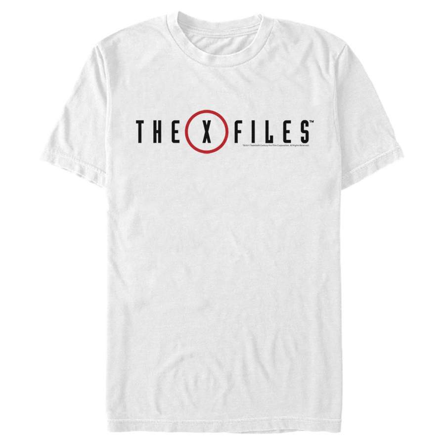 The X-Files Men’s Classic Logo  T Shirt