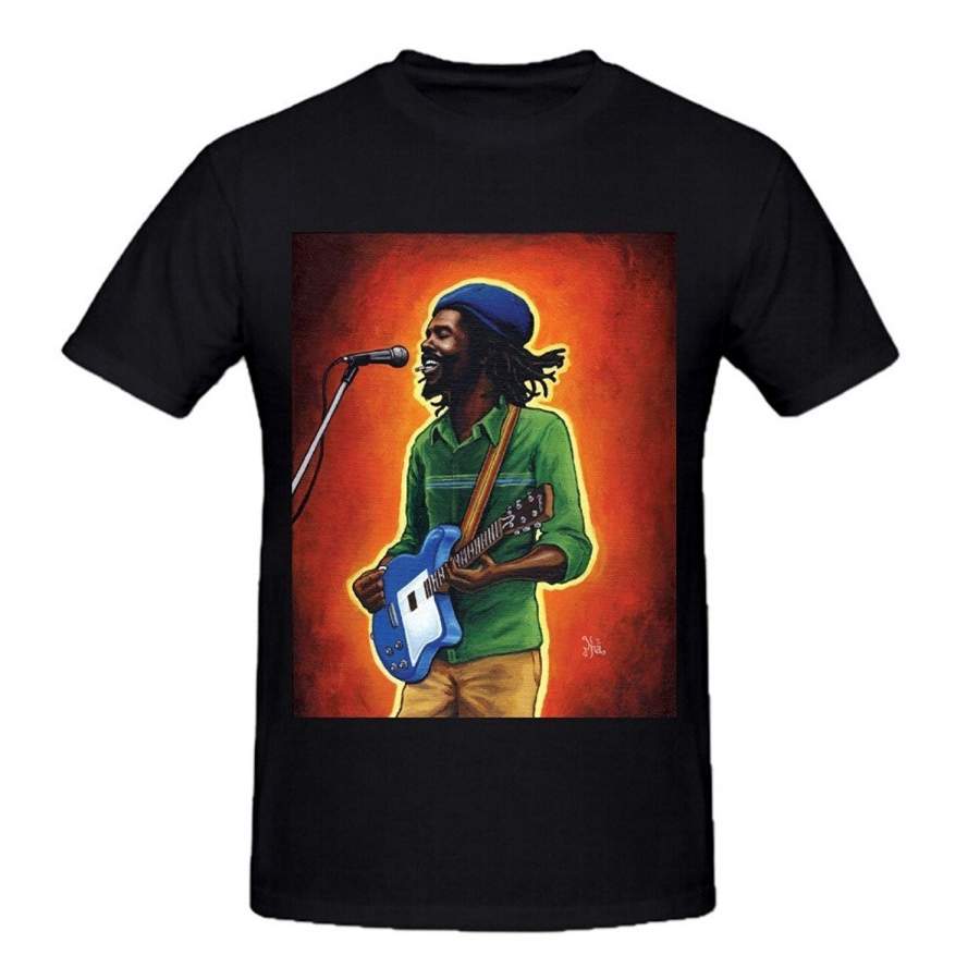 Peter Tosh Print Man T Shirts Cotton Round Collar Fashion Short Sleeved T-Shirt Summer Funny Tee Shirt For Men