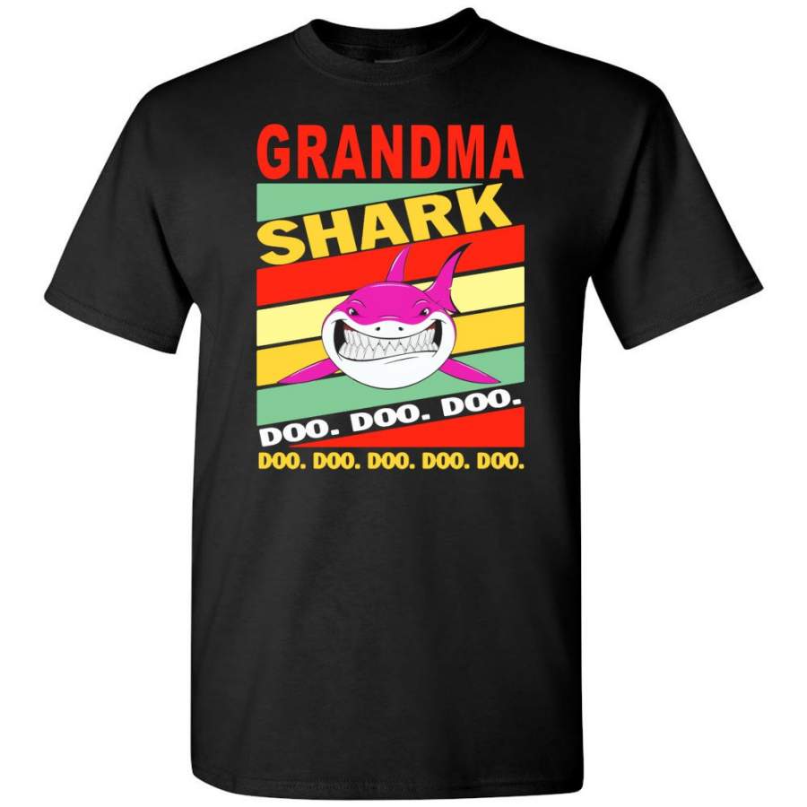 Vintage grandma shark doo doo doo shirt, gift tee for grandma