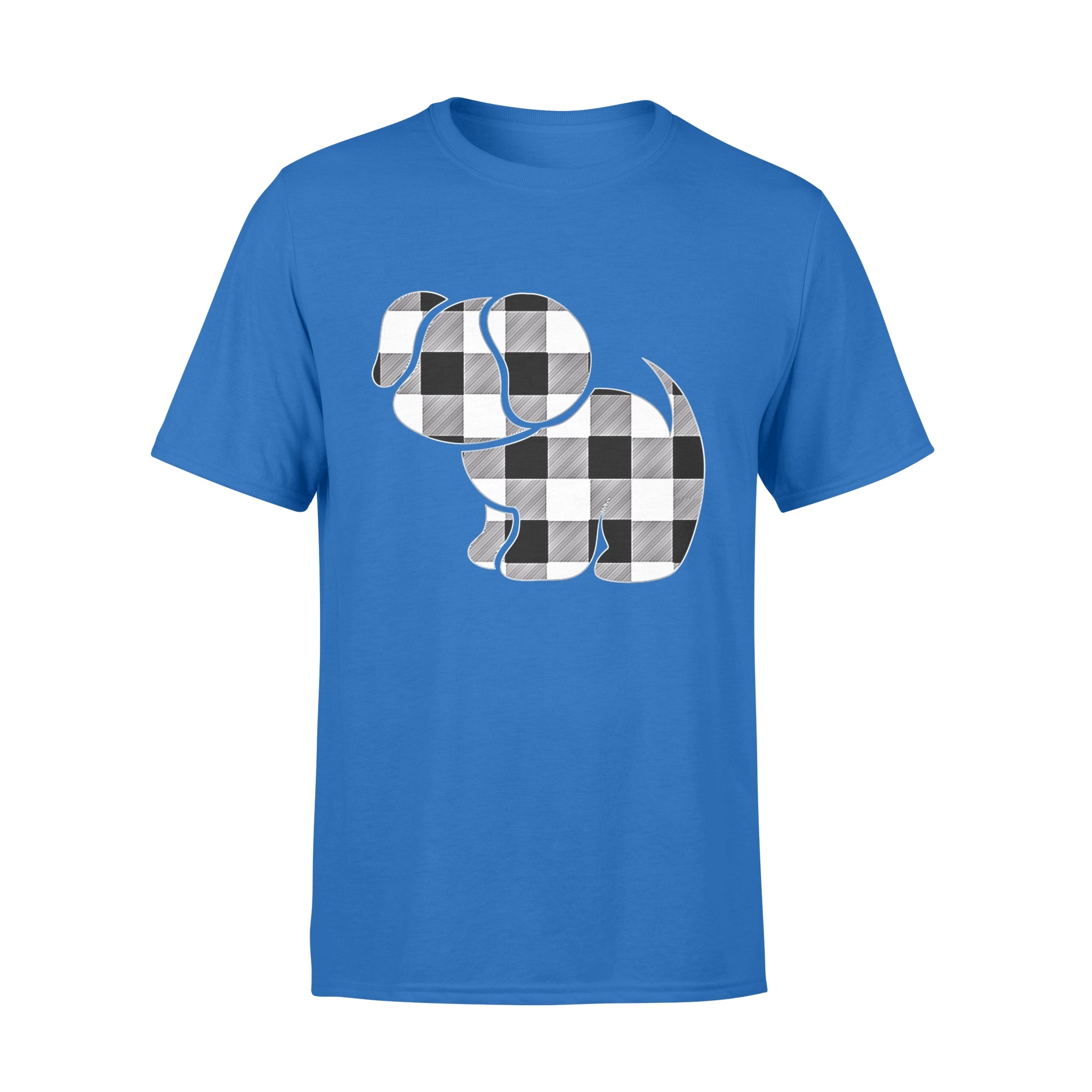 Dog gift idea White Buffalo Plaid Puppy Matching Family Pajama T-Shirt – Standard T-shirt