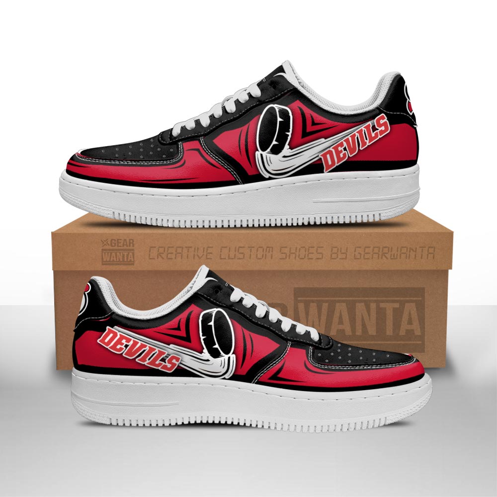 New Jersey Devils Air Shoes Custom Naf Sneakers For Fans