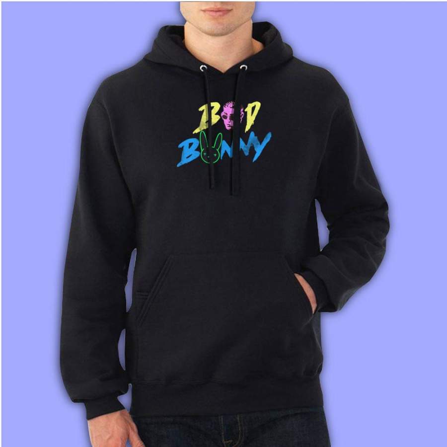 Bad Bunny Head Logo Men’S Hoodie