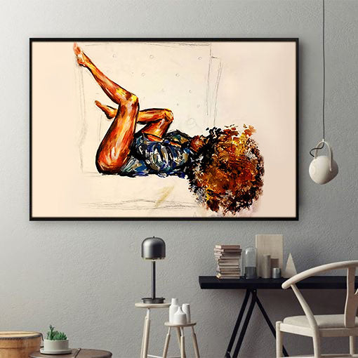 Black African Poster Cool Black Power Poster Prints Black Woman Wall African Men Bedroom Wall Artistic Bedroom Wall Art