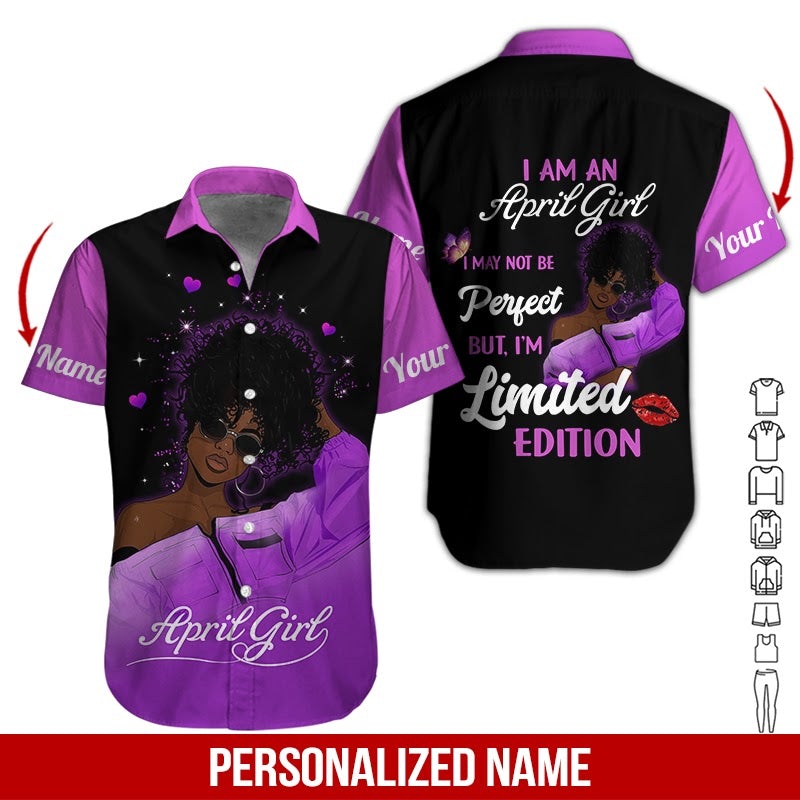 April Guy Custom Name Hawaii Shirt For Men Women Adult Ha56703