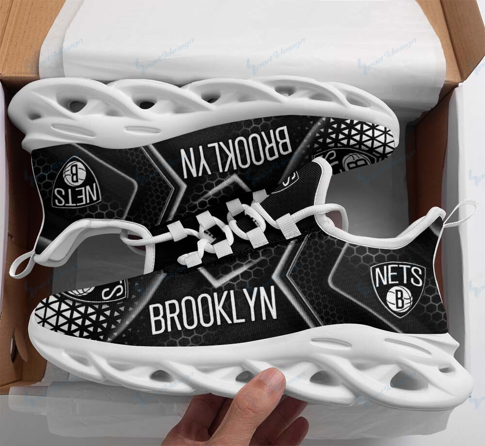 Brooklyn Nets Personalized Yezy Running Sneakers Bg296