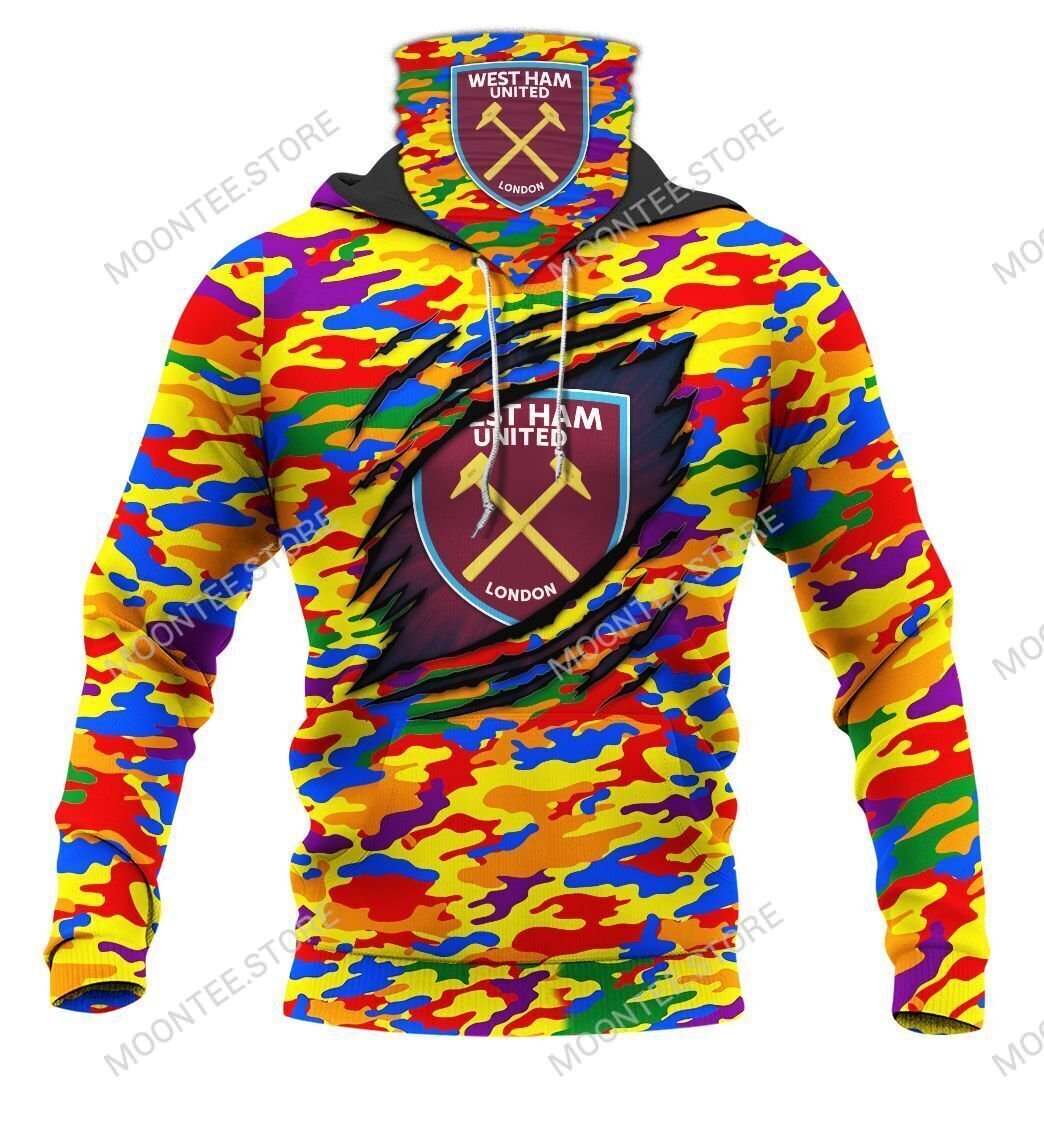 13WestHamUnited006 | Color Camouflage | CUSTOMIZE YOUR NAME & NUMBER | HOT SALE 3D PRINTED