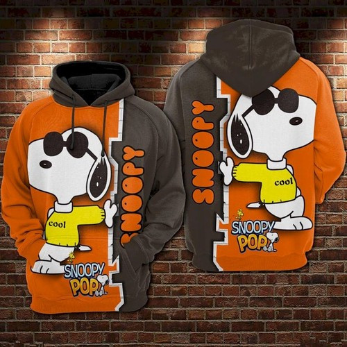 The Peanuts Movie Full Printing Hoodie, Snoopy Christmas All Over Prin Personalized Trending Gift