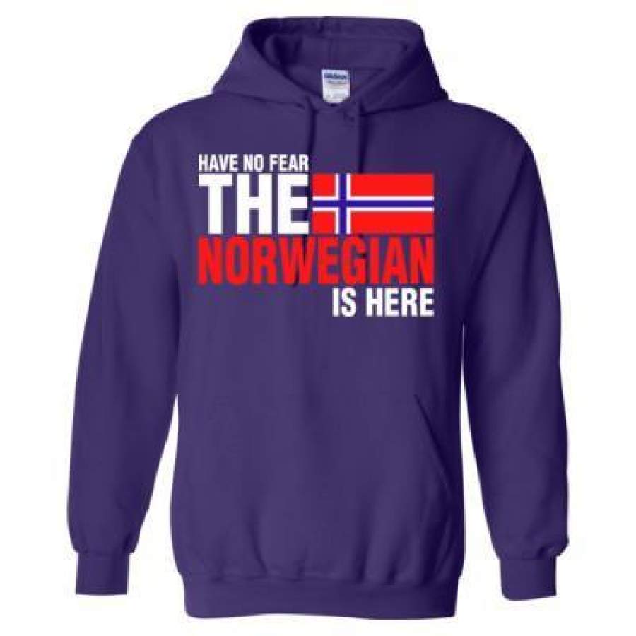 AGR Have No Fear The Norwegian Is Here – Heavy Blend™ Hooded Sweatshirt