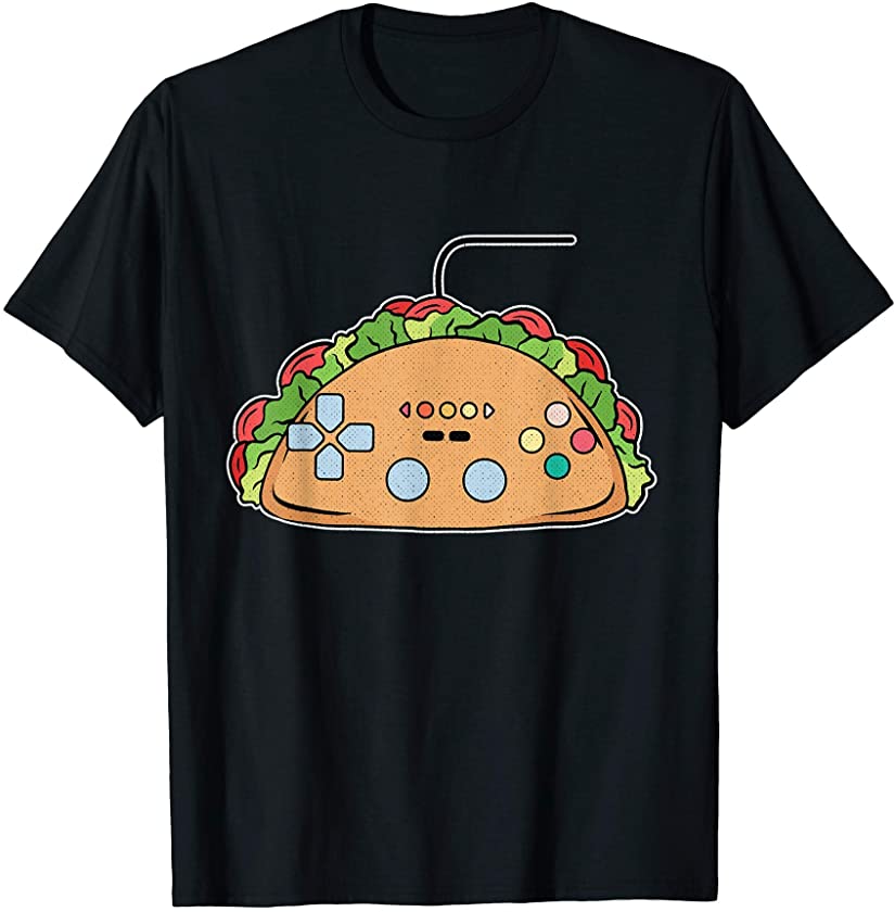 Taco Cinco De Mayo Funny Gaming Party Mexican Fiesta Gamer T-Shirt