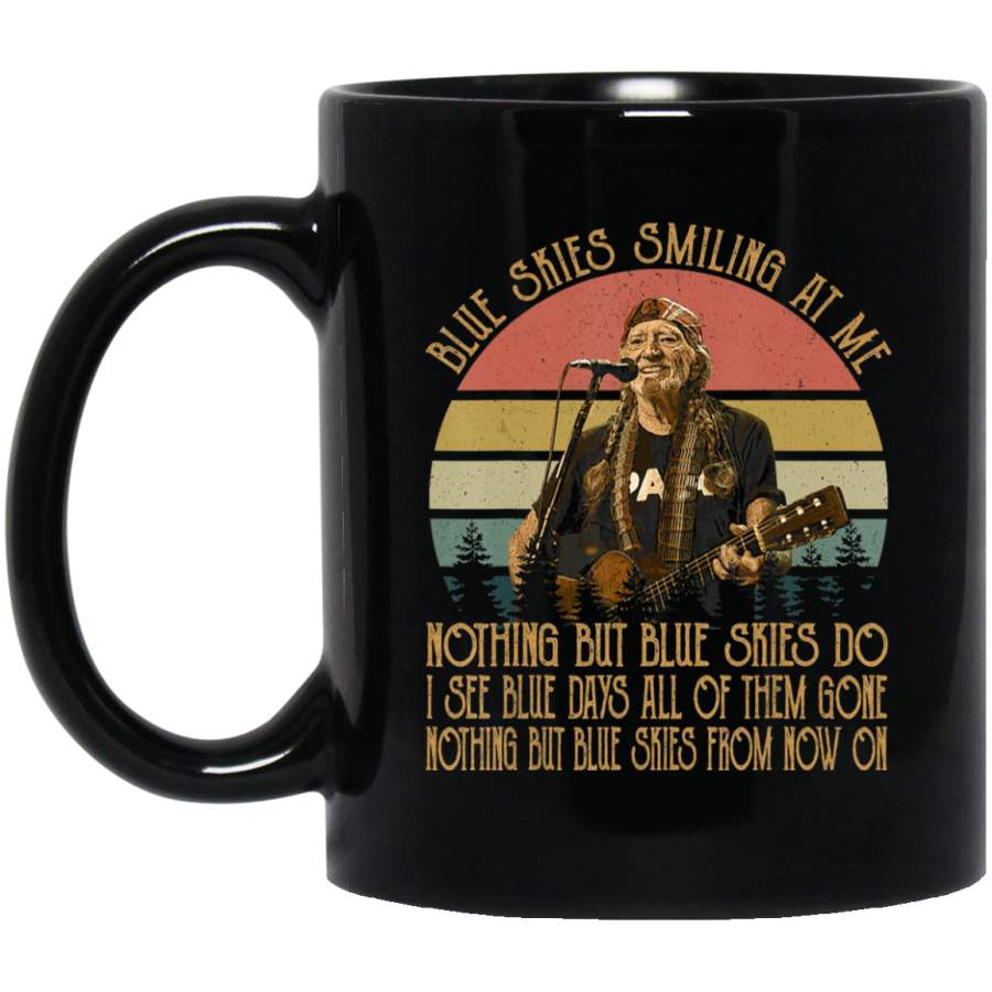 Vintage Retro Willie Nelson Love Music For Mens Women Coffee Mug