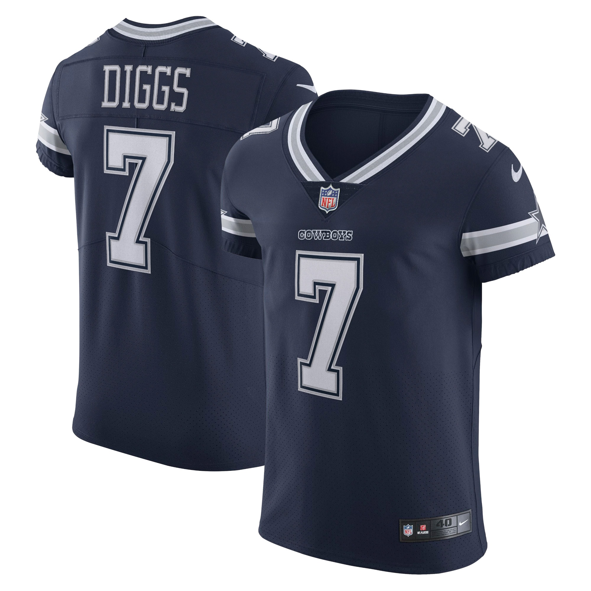 Trevon Diggs Dallas Cowboys Vapor Elite Jersey – Navy