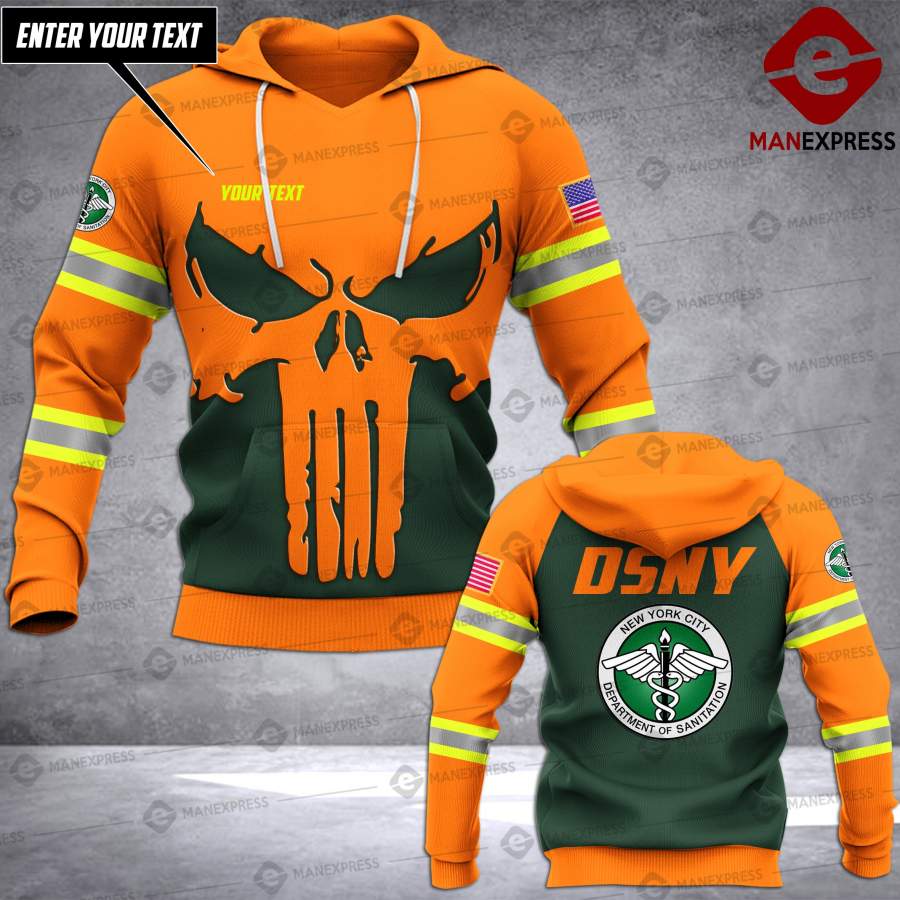 MTP New York City Department of Sanitation (DSNY) CUSTOMIZE HOODIE 3D TE 25