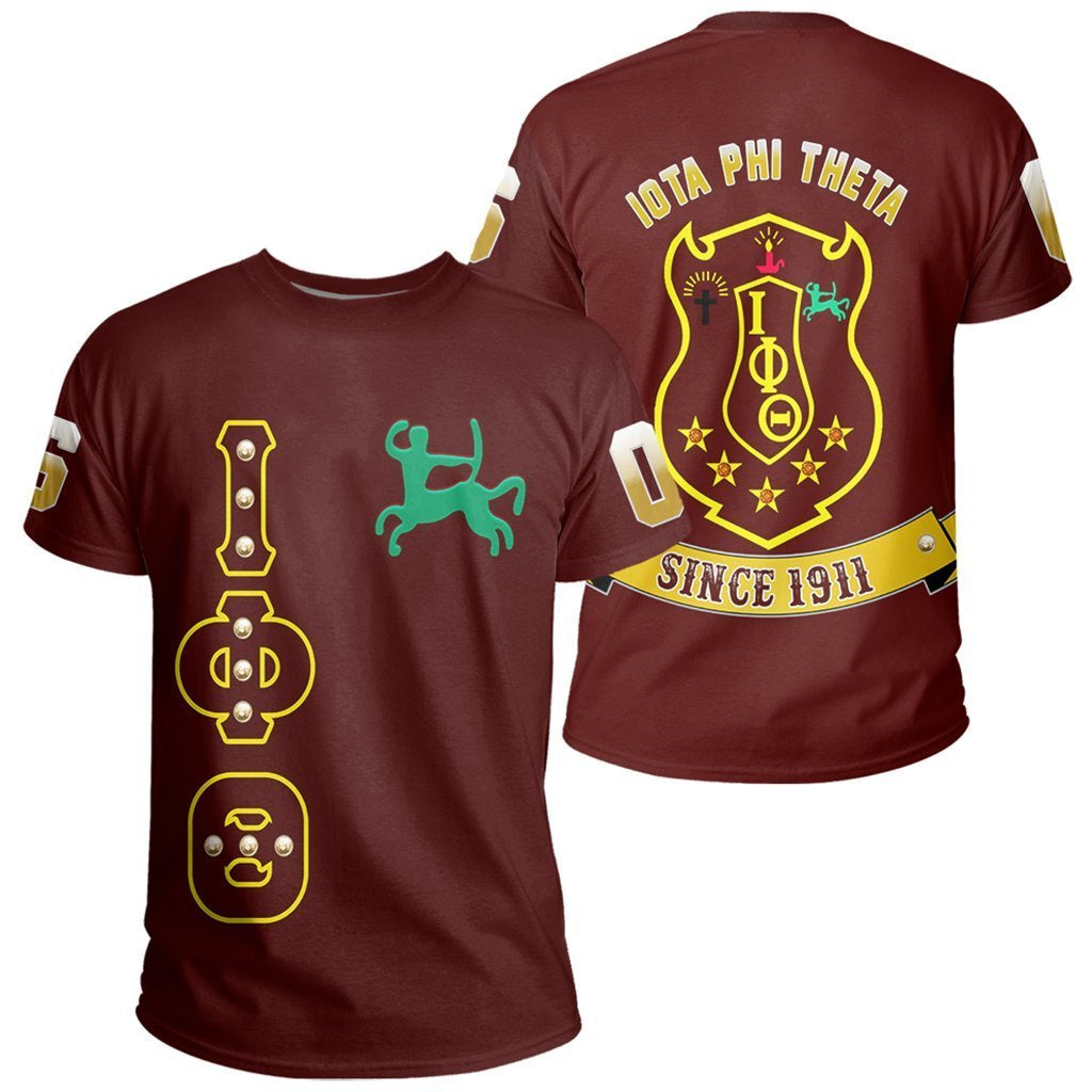 Greek Life T-Shirt – Iota Phi Theta Crystal Brown T-Shirt J09