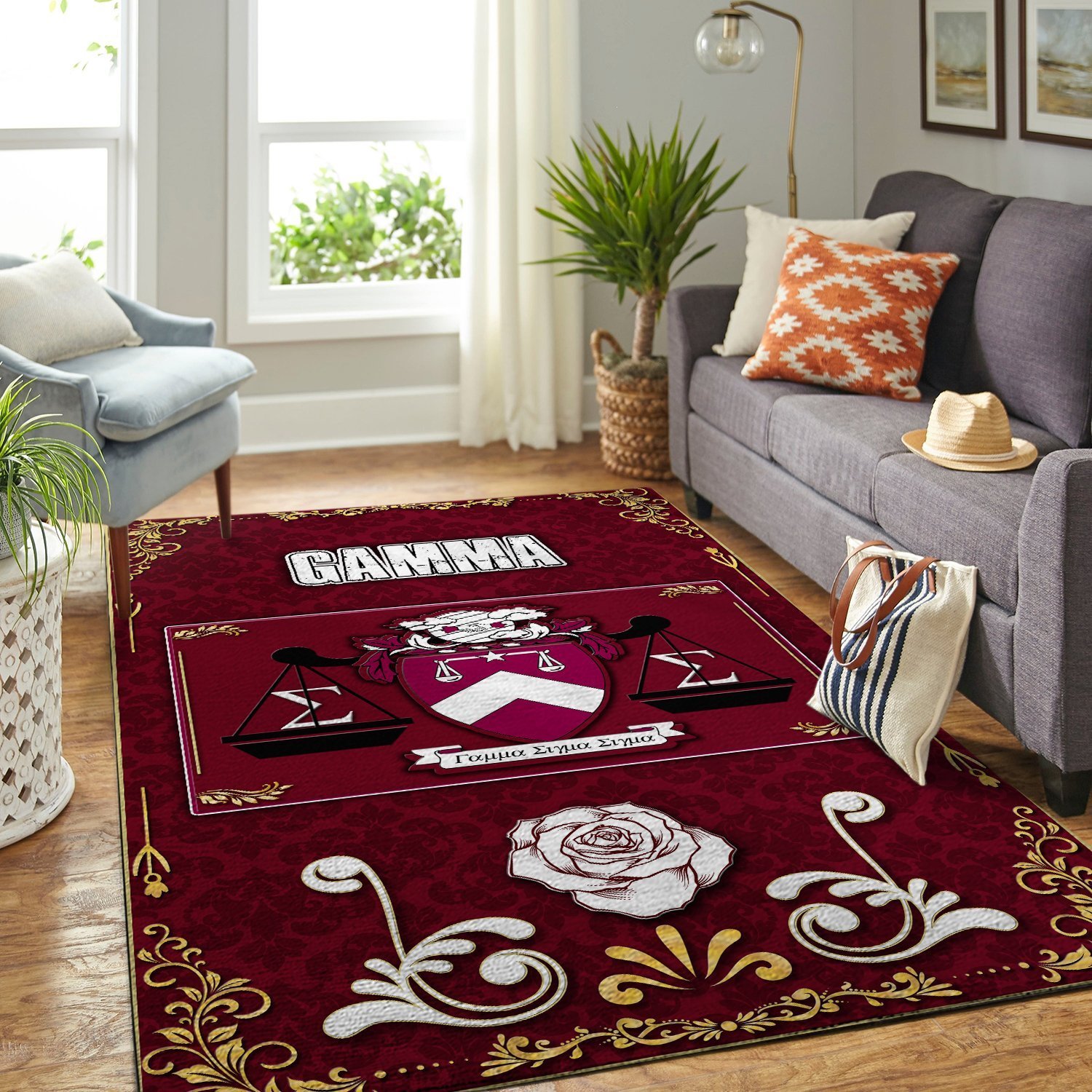GAMMA SIGMA SIGMA AREA RUG 1072020