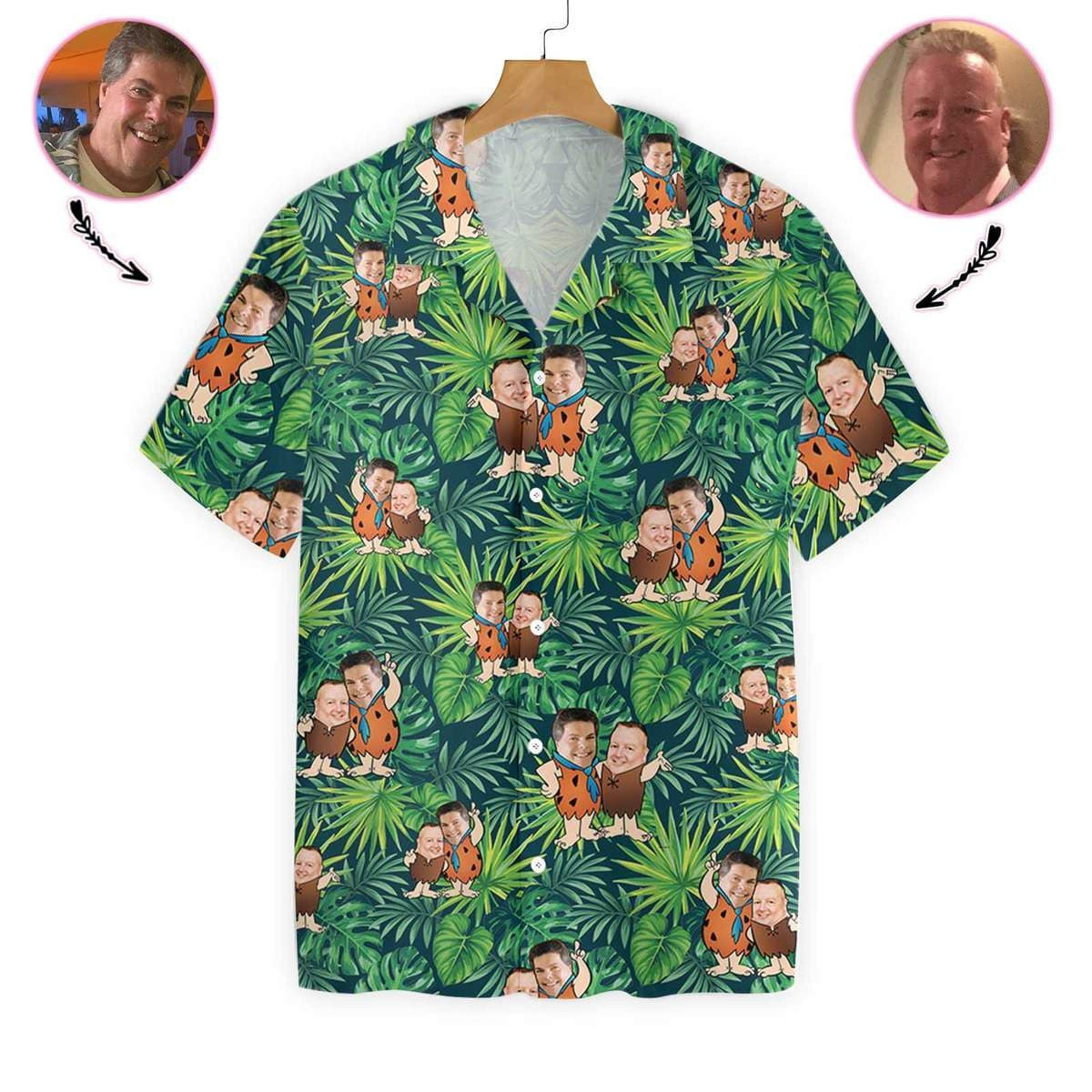 Personalized Cartoon Hawaii Aloha Shirts Custom Face H Ha107969