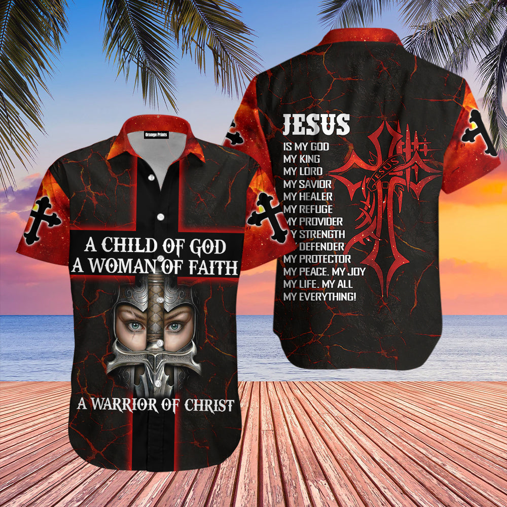 A Child Of God Woman Faith Aloha Hawaii Shirts For Men Women Ha66522