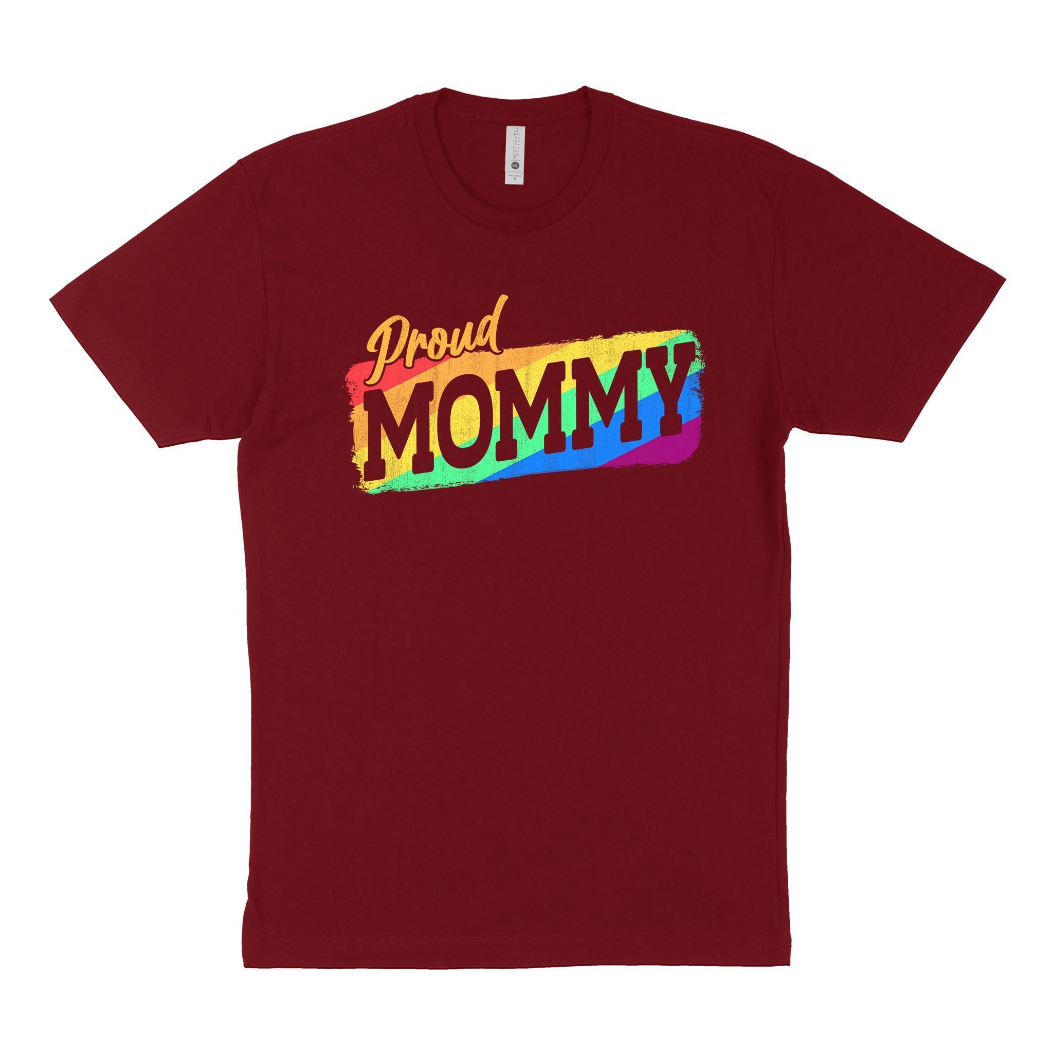 LGBT Unisex’s Graphic Tees, LGBT Fashion Designs, Graphic Unisex T-Shirt, Husband Wife Personalized Gifts, Proud Mommy Next Level 3600 Unisex T-Shirt
