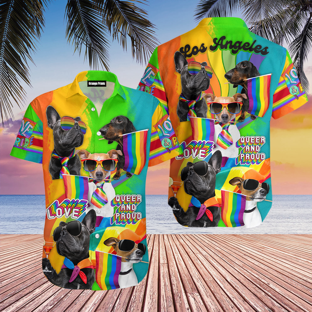 Funny Fride Gay Prench Dog Hawaii Shirt For Men Women Ha45202