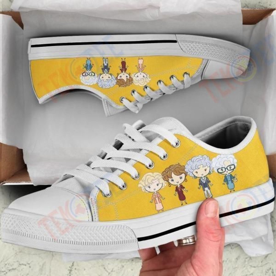 Mens Womens The Golden Girls Womens Low Top Shoes Custom Print Footwear Converse Sneakers TMT817