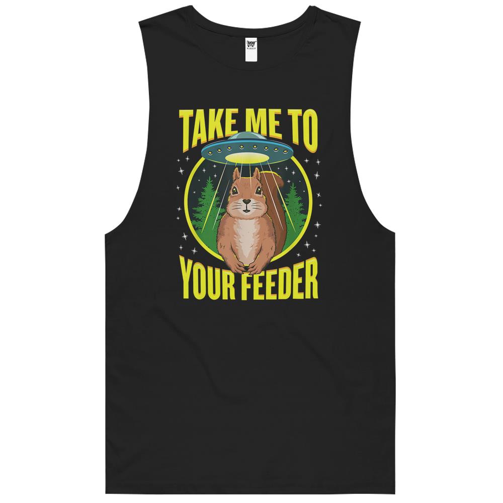 Ailen Shirt, Ufo Shirt, Ufo Tank Top, Ufo Tee Shirt, Tank Top Ufo, Funny Squirrel Forest Animal – Ufo Alien Flying Saucer Tank Top