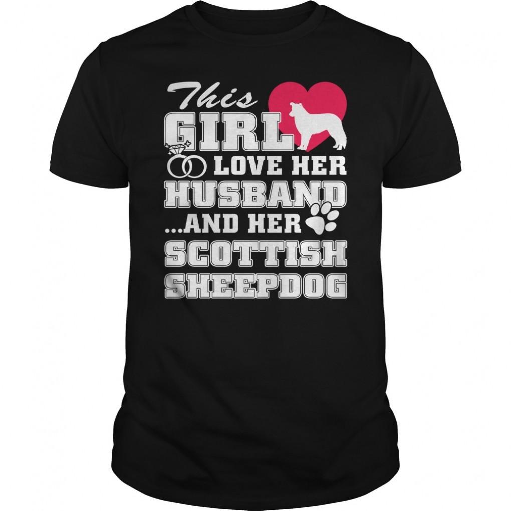 Scottish Sheepdog Cute Shirts Guys Tee 860492419