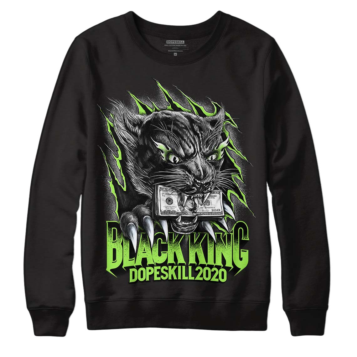 Green Bean 5S Dopeskill Sweatshirt Black King Graphic