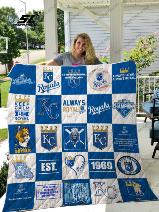 Kansas City Royals 3 Quilt Blanket Bh92