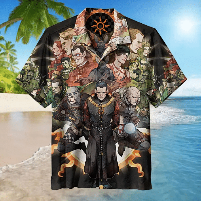 Witcher 3 Lover For Man And Woman Print Short Sleeve Hawaii Shirt Ha79102