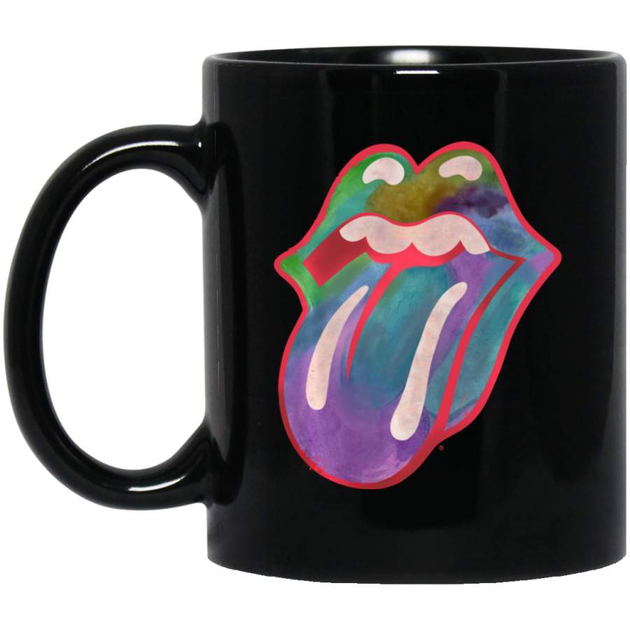 The Rolling Stones Colors Tongue Black Mug