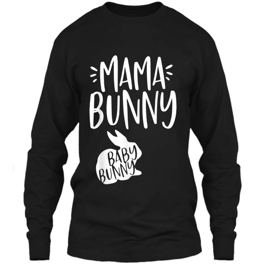 Mama Bunny Baby Bunny  – Funny Couple Gift  LS Ultra Cotton Tshirt