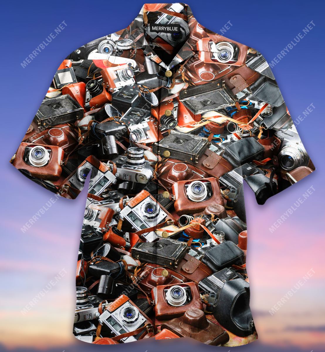 I Wanna Have One Two Or Three Cameras Unisex Hawaii Shirt Ha13588