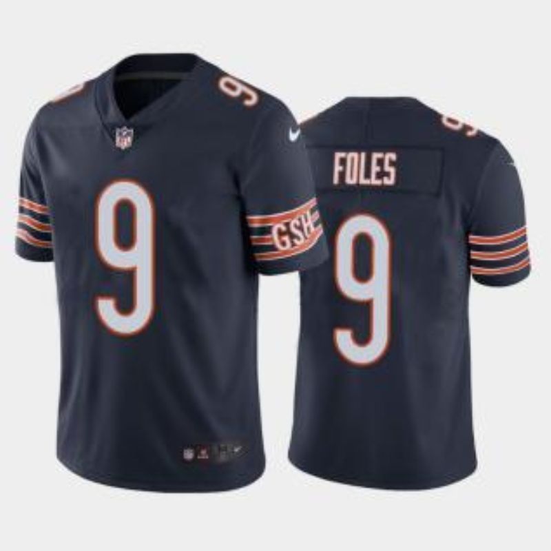 Chicago Bears Nick Foles #9 NFL 2020 Black Jersey