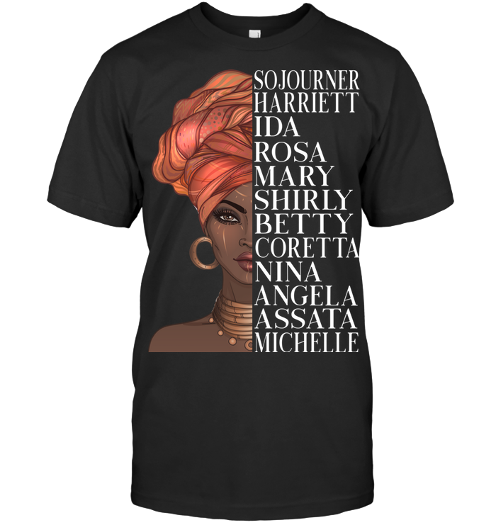 Africa T-shirt – Powerful African American Women – J5