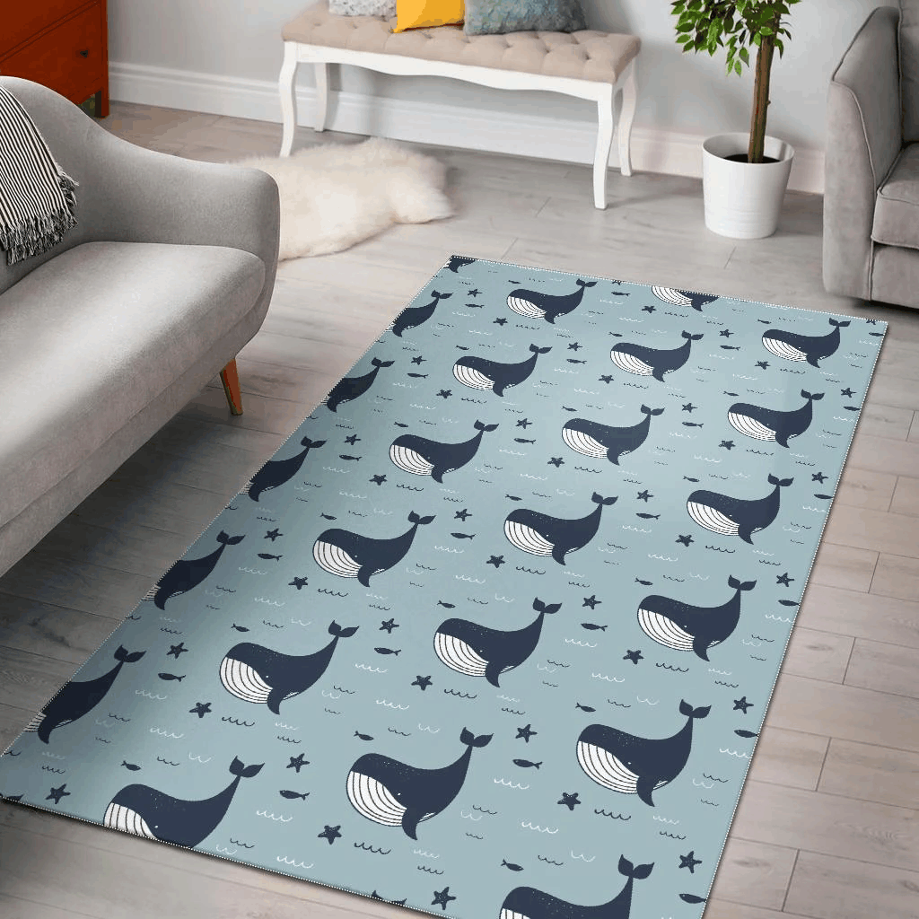 Humpback Whale TQV030795 ZF TT1 Rug