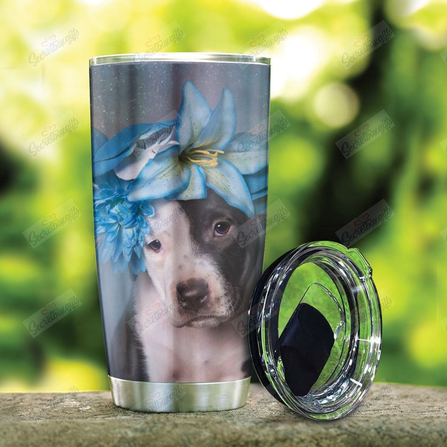 Pitbull Flower Nt0301033T Tumblers