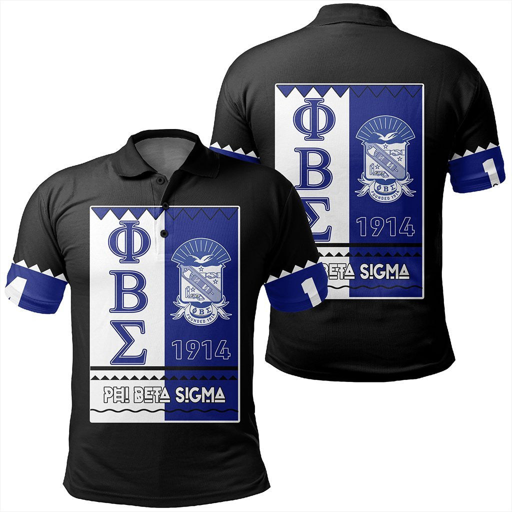 Fraternity Polo – Phi Beta Sigma Black Style Polo Shirt