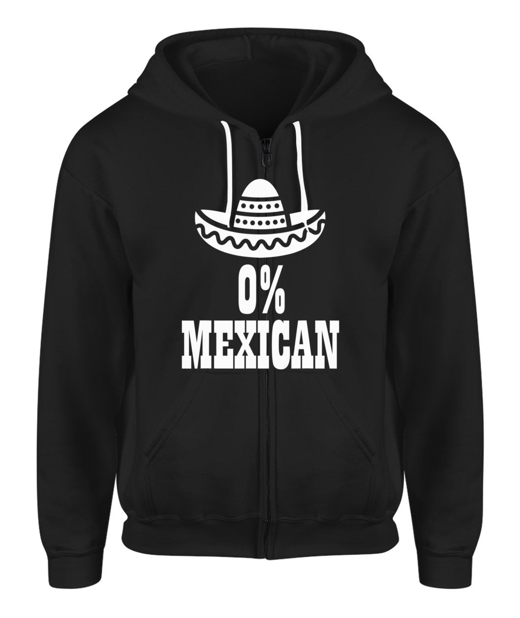 0% Mexican Cinco de Mayo Funny Cinco de Drinko Zip-up Hoodie