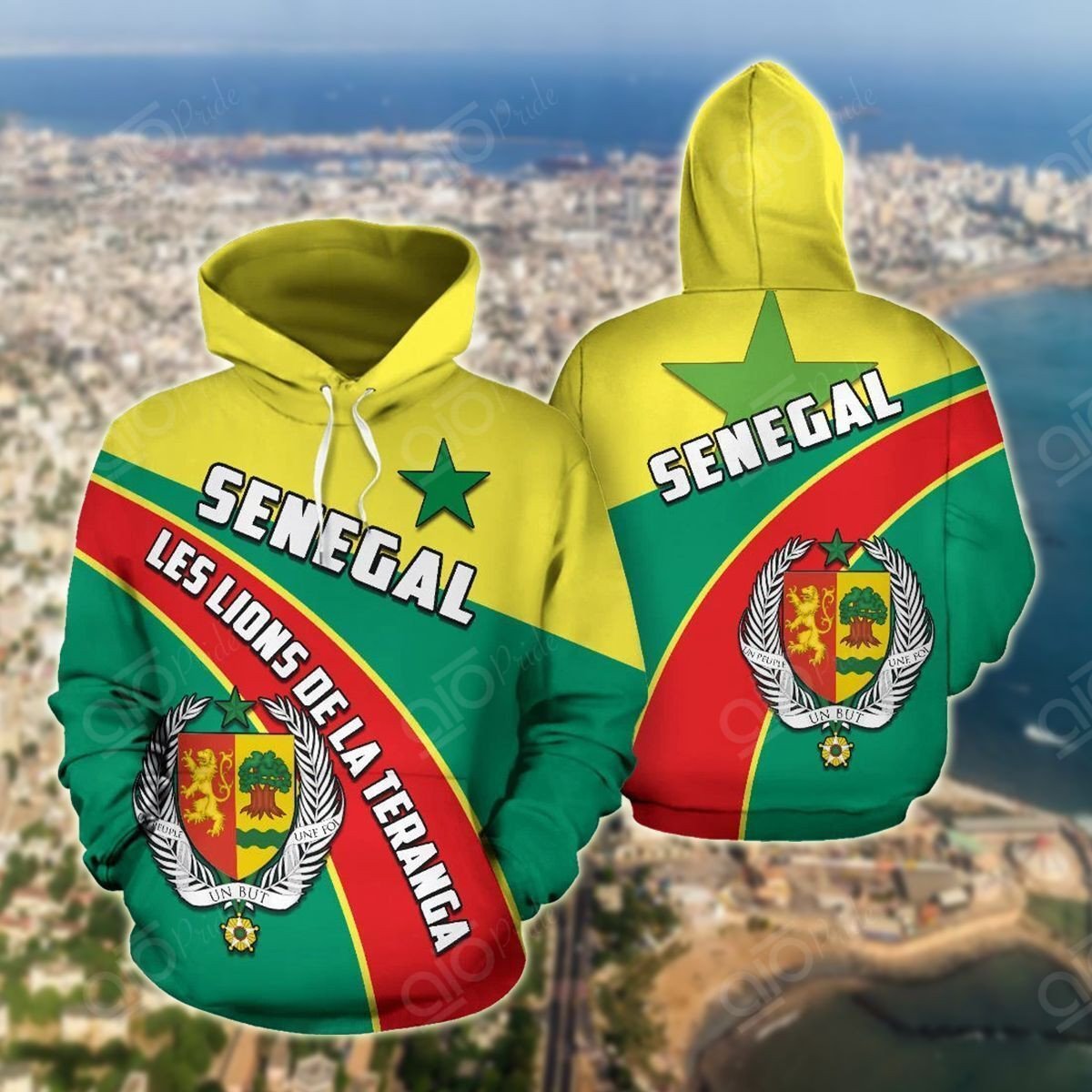 Senegal Les Lions De La Teranga Football Style Unisex Hoodies Bt02