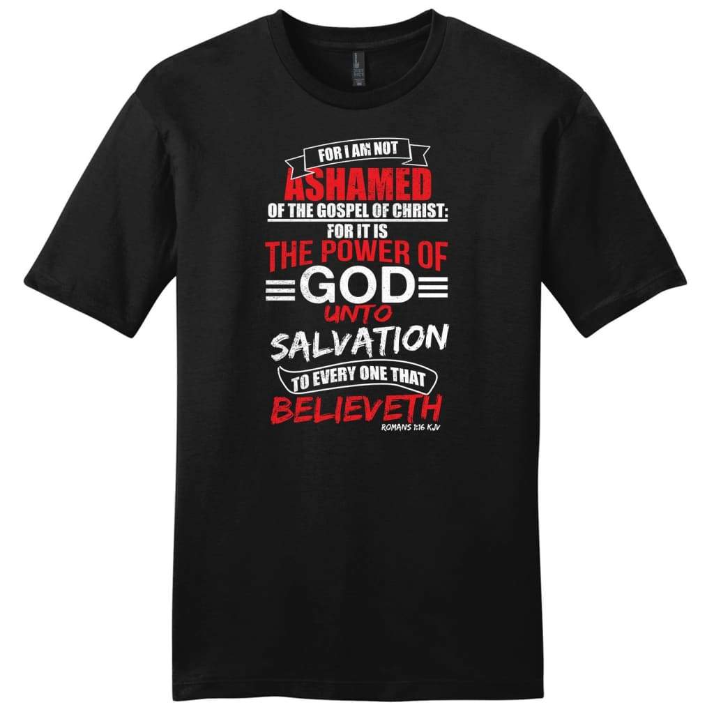 Romans 1:16 Kjv Mens Christian T-Shirt