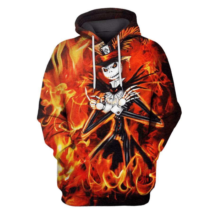 Jack Skellington in The Nightmare Before Christmas T-Shirts – Zip Hoodies Apparel