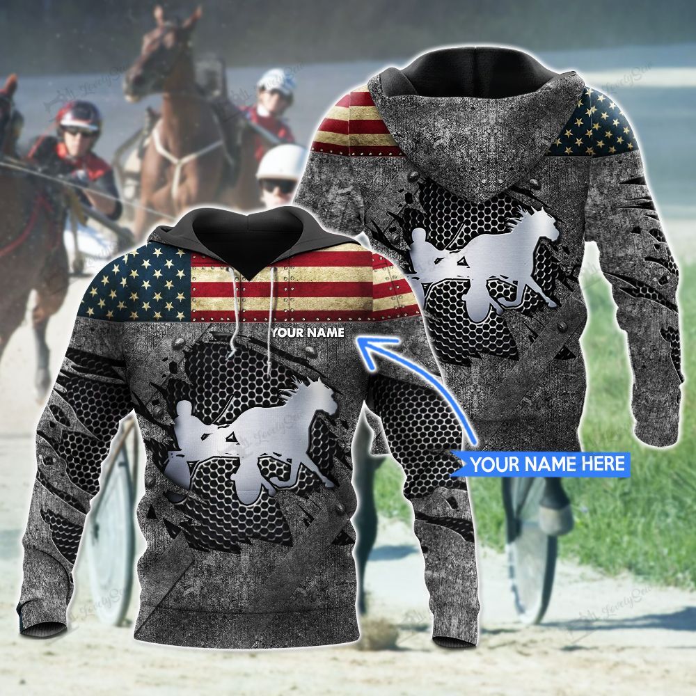 Harness Racing Personalized 3D Hoodie BIT21042803