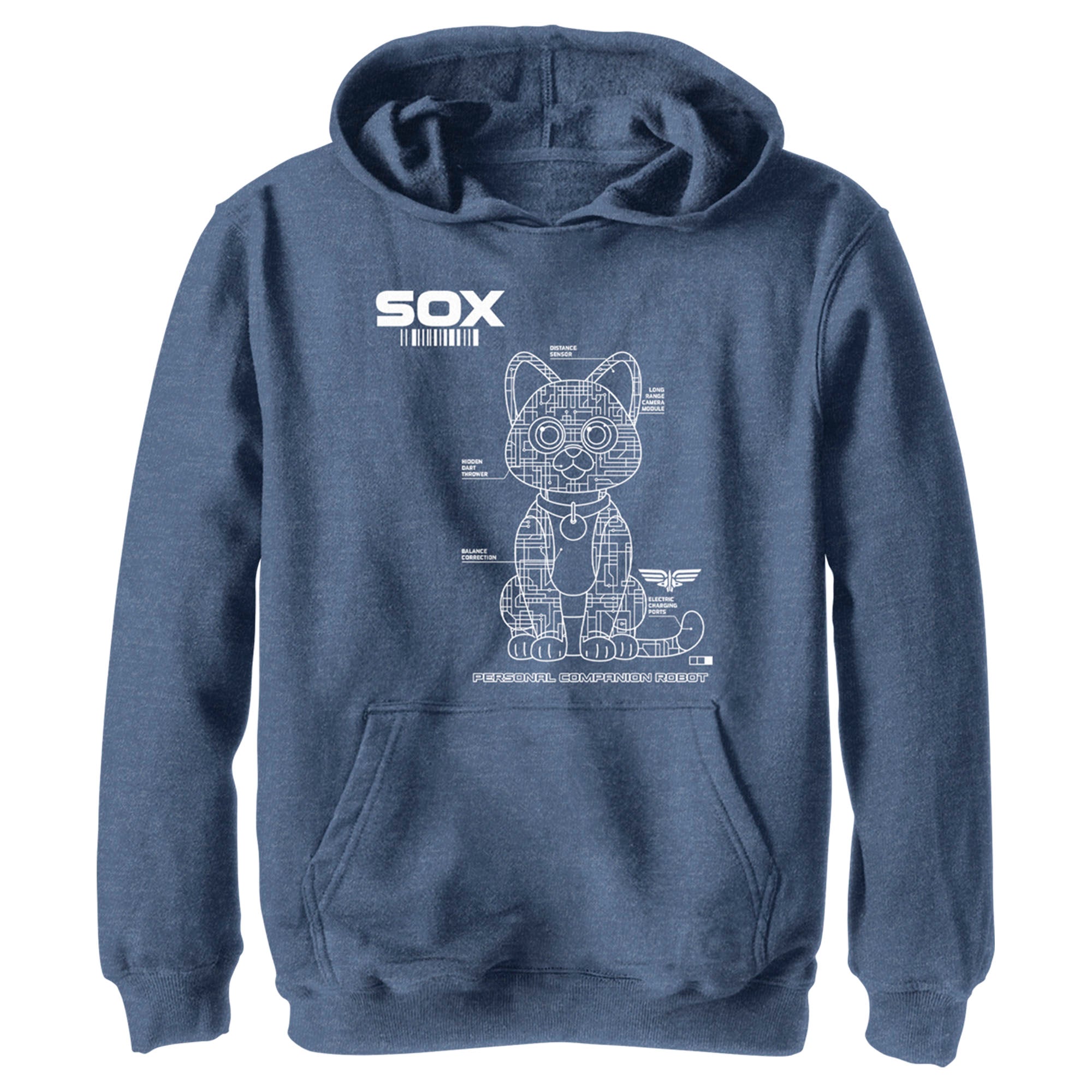 Boy’S Lightyear Sox Blueprint Pull Over Hoodie