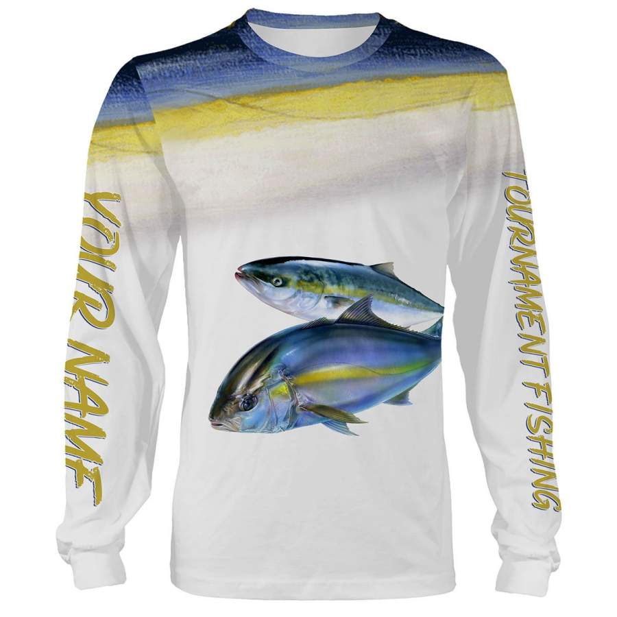 Amberjack tournament fishing customize name all over print shirts personalized gift NQS180