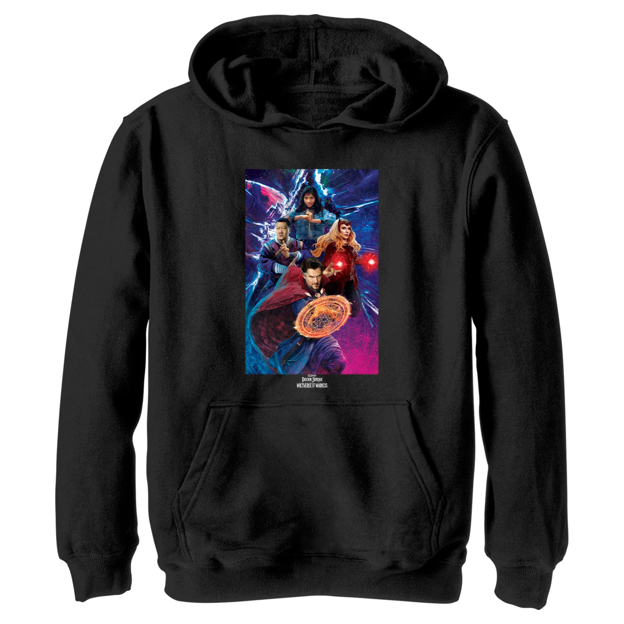 Boy’S Marvel Doctor Strange In The Multiverse Of Madness Group Poster Pull Over Hoodie