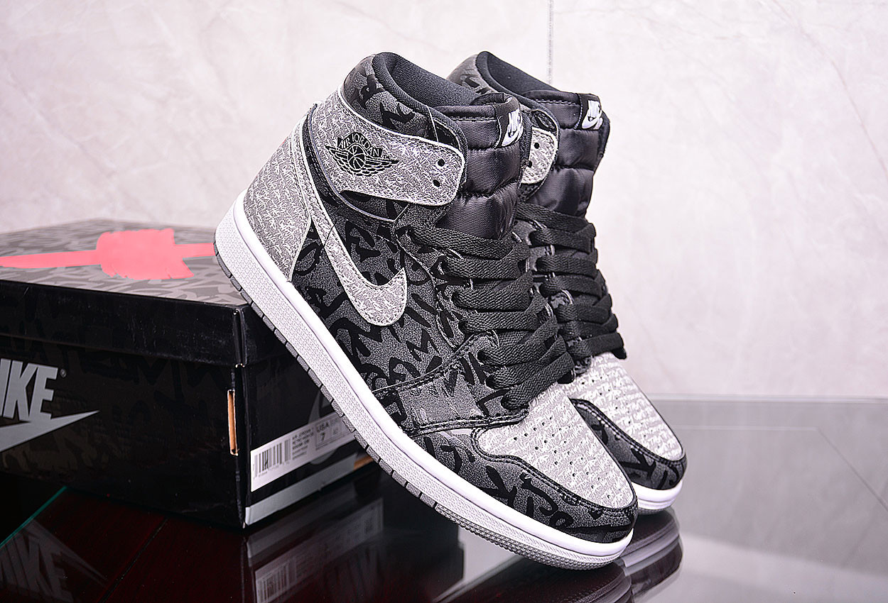 JD 1 High OG Rebellionaire Gray Black SNK999556263