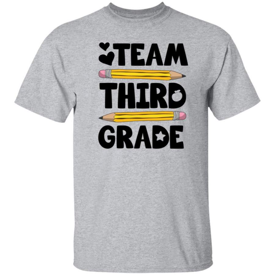 TEAM THIRD GRADE Personalized Teacher Shirts – Custom Teacher Shirt – Gift For Teacher
