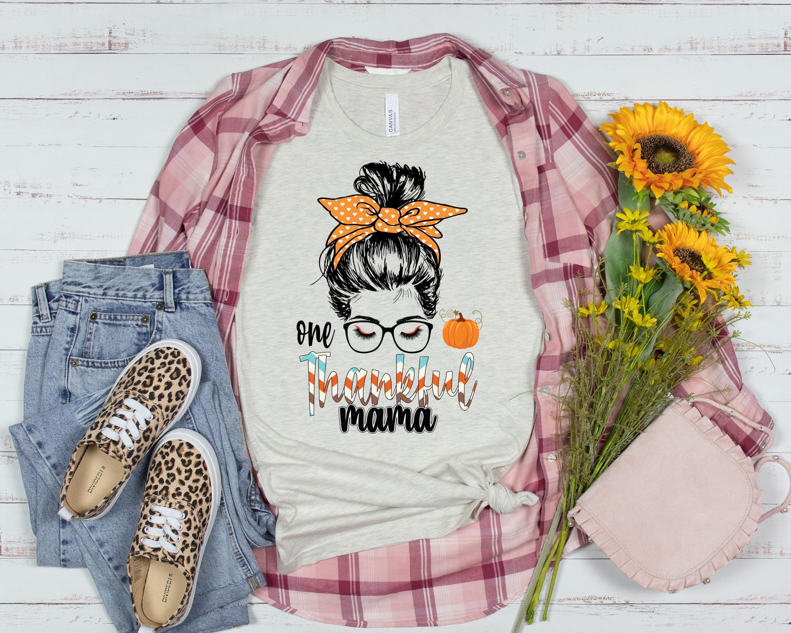 Thankful Mama Shirt, Thanksgiving Shirt, Fall Season Shirt, Autumn Shirt, Happy Mid Shirt, For Autumn Shirt, Pumpkin Season Shirt