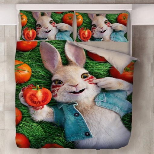 Peter Rabbit 7 Duvet Cover Pillowcase Home Decor 3D Bedding Set 1075