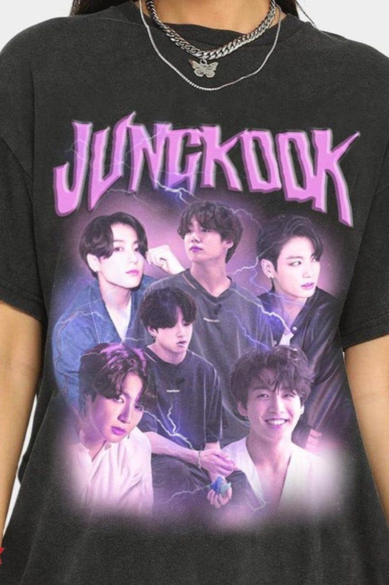 Jungkook Shirt, Retro Shirt, Vintage, Jeon Jungkook, Gift For Army, Jimin, Jin, Suga, J-Hope, Rm