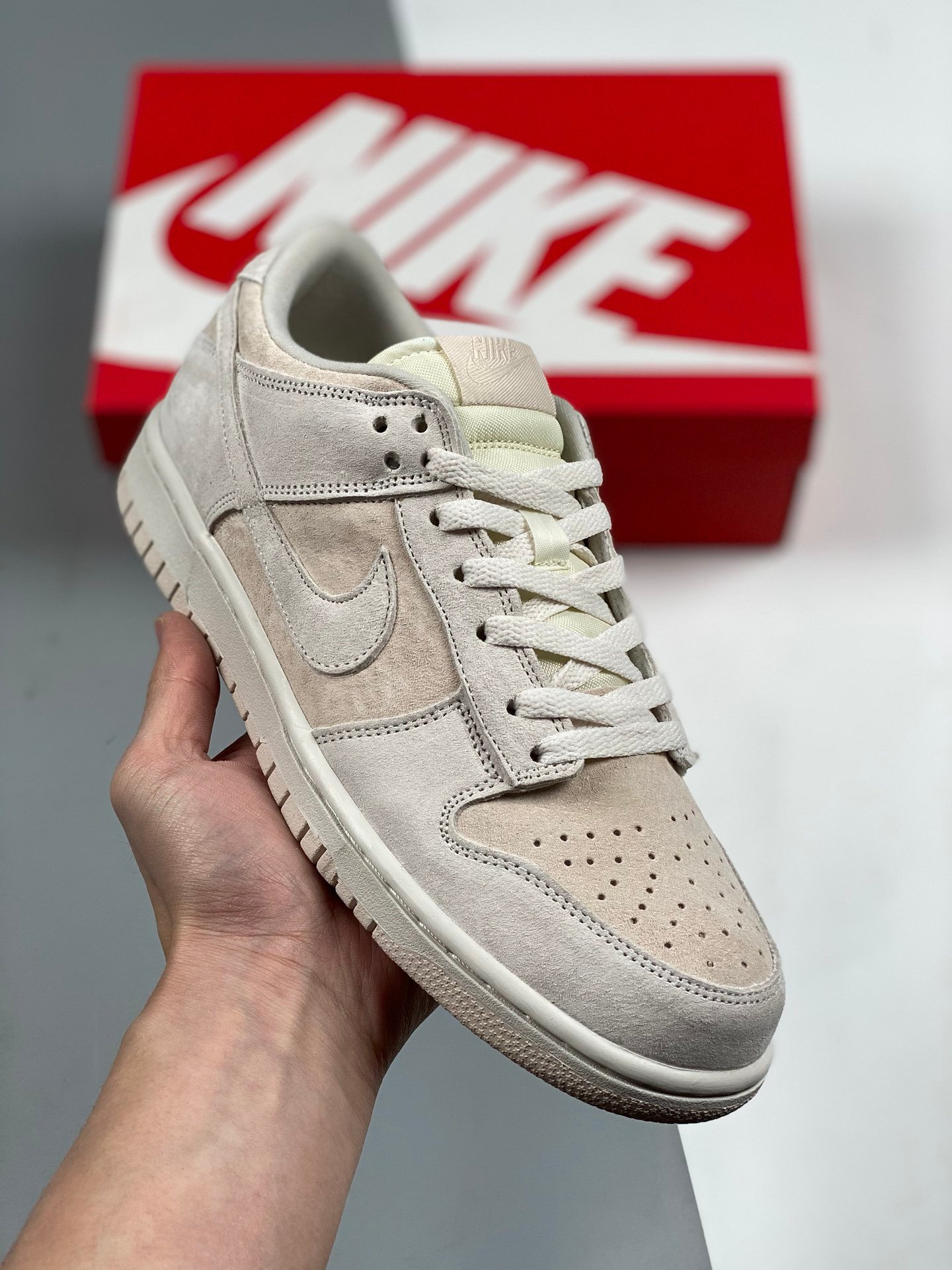 Nike Dunk Low PRM Vast GreySummit White-Pearl White 5339274